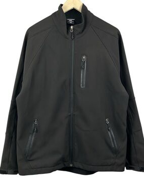 Blue Harbor Softshell Jacket Black Size Medium